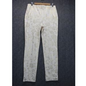 Chico's 1.5T Tall Juliet Foiled Slim Leg Pants NEW